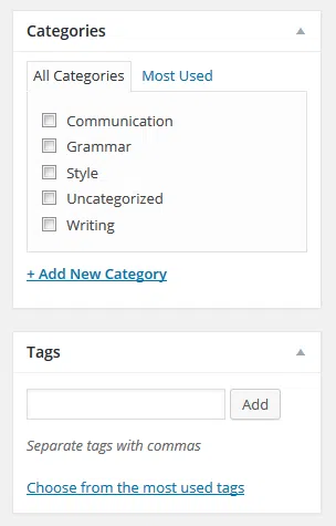 如何创建 wordpress 博客文章,从想法到发布 12 wordpress 文章的分类和标签