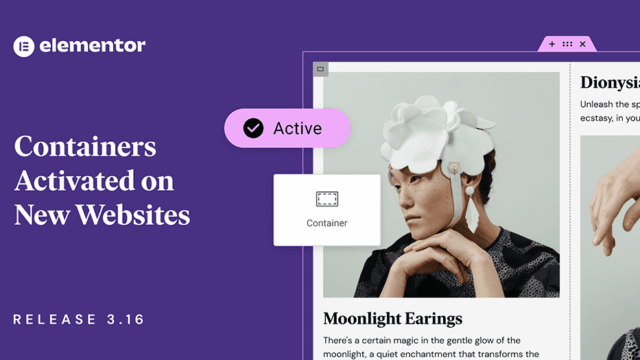 Elementor 3.16 – 更快的性能、更灵活的设计、更轻松的访问
