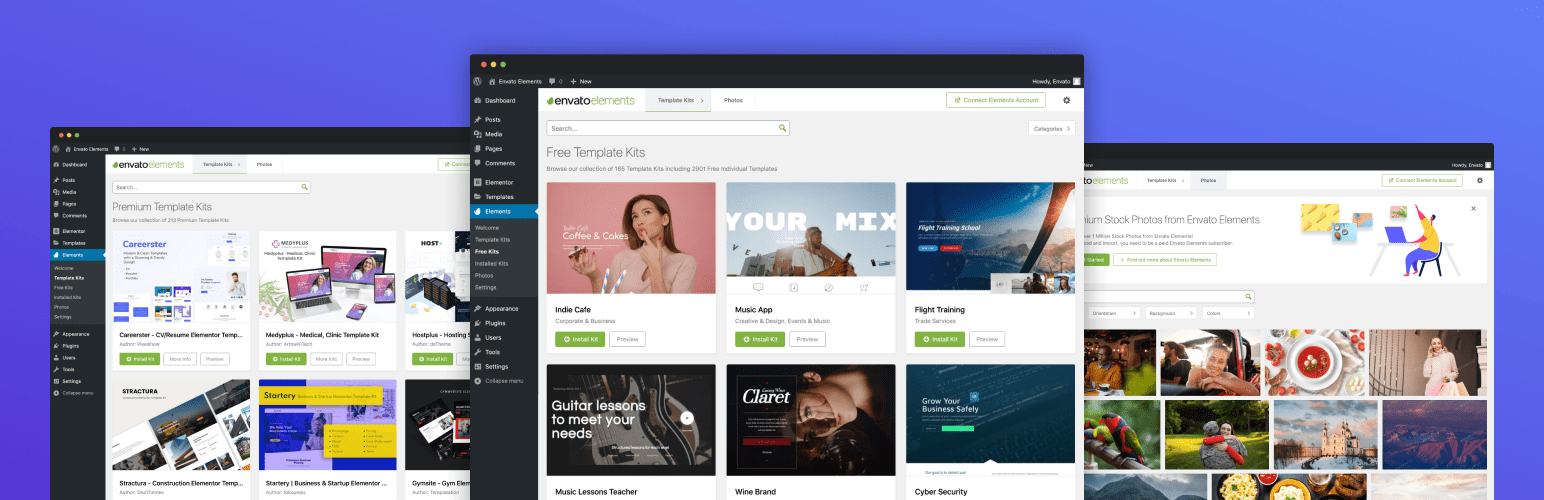 2024 年 wordpress 最佳的 25+ 个 elementor 扩展插件 18 envato elements photos elementor templates