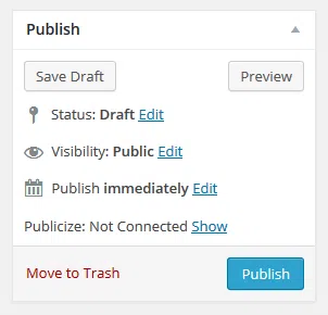 如何创建 wordpress 博客文章,从想法到发布 11 wordpress 文章发布区的选项