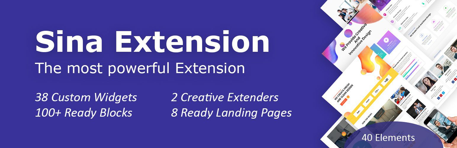 2024 年 wordpress 最佳的 25+ 个 elementor 扩展插件 26 sina extension for elementor