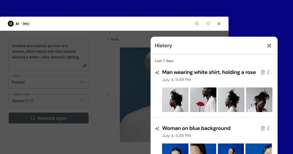 elementor 3.17 – 通过 ajax、更快的访问速度等提升访客体验 7 ai-history