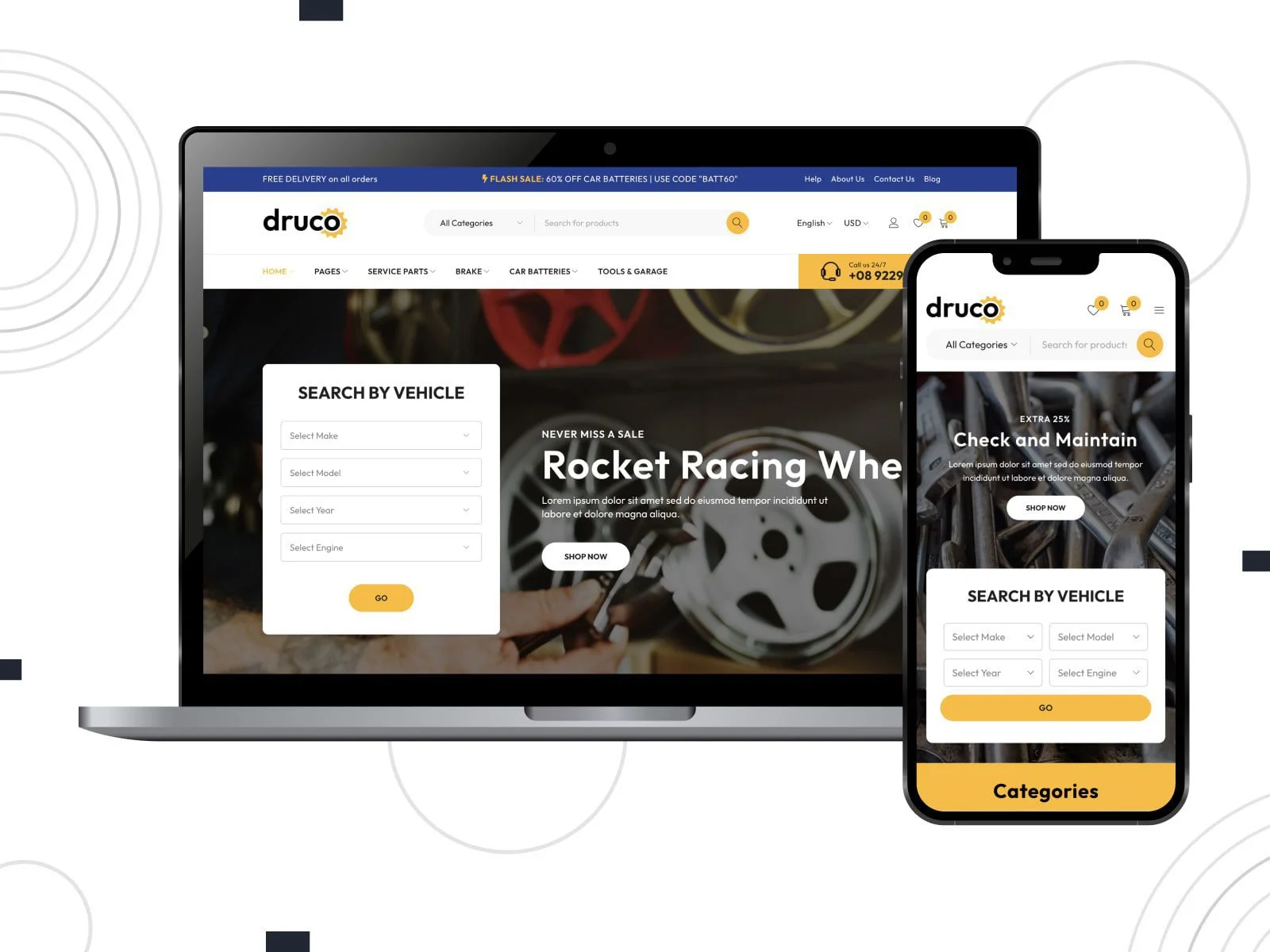 32 款优秀的 elementor woocommerce 主题 11 druco-woocommerce-theme-elementor