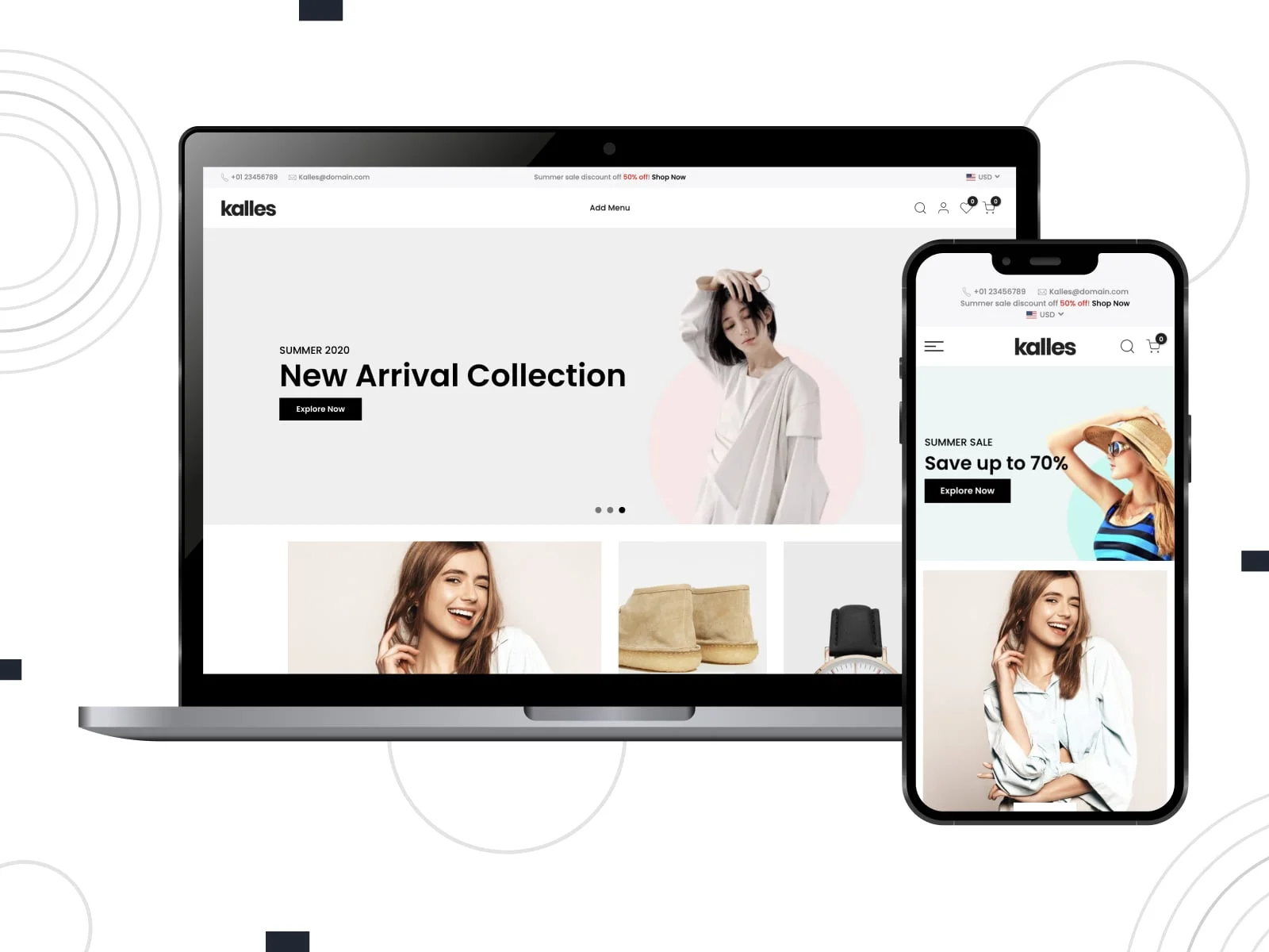 32 款优秀的 elementor woocommerce 主题 14 kalles-woocommerce-wordpress-theme