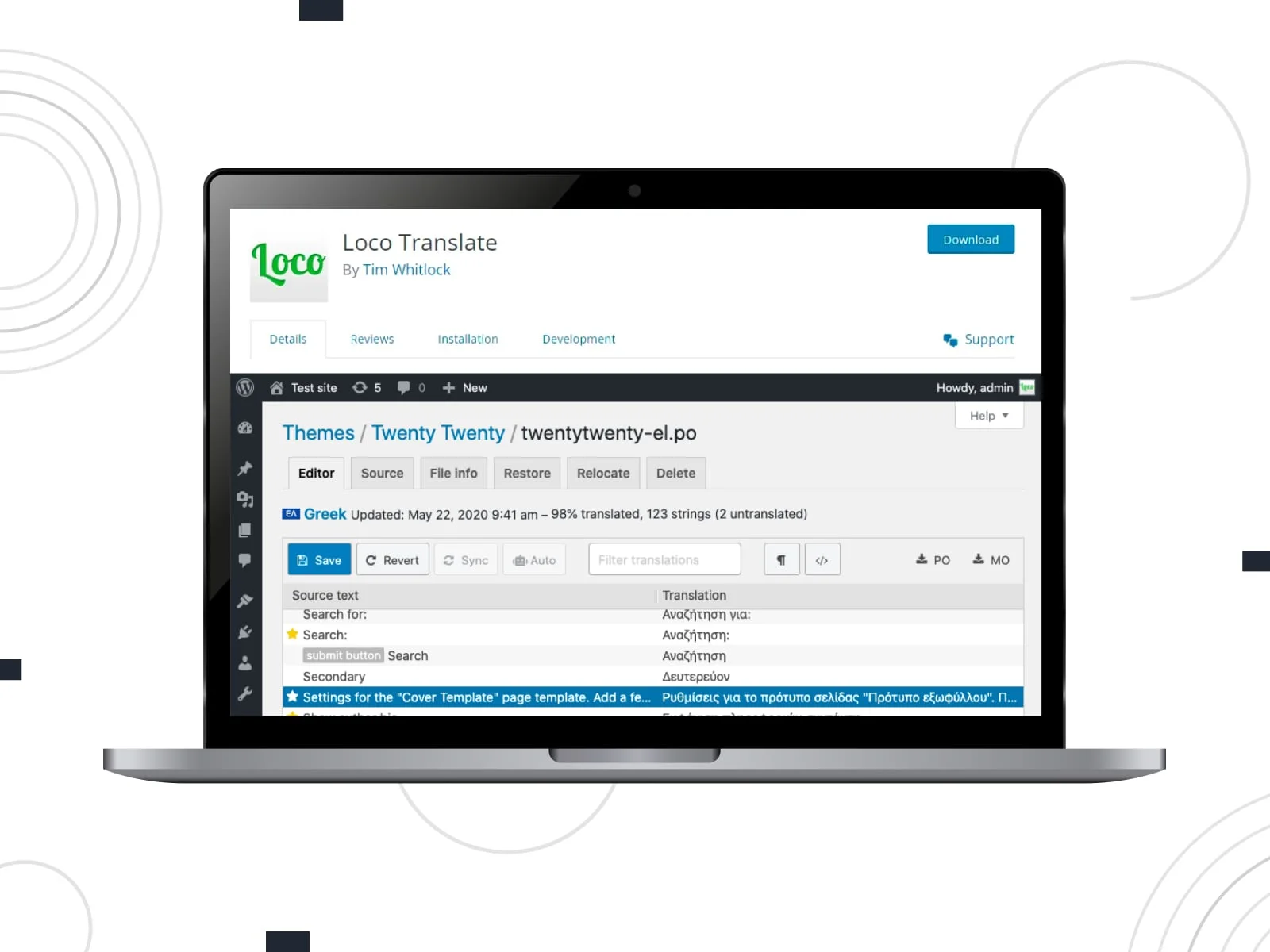 loco translate（免费）--wordpress 语言翻译插件