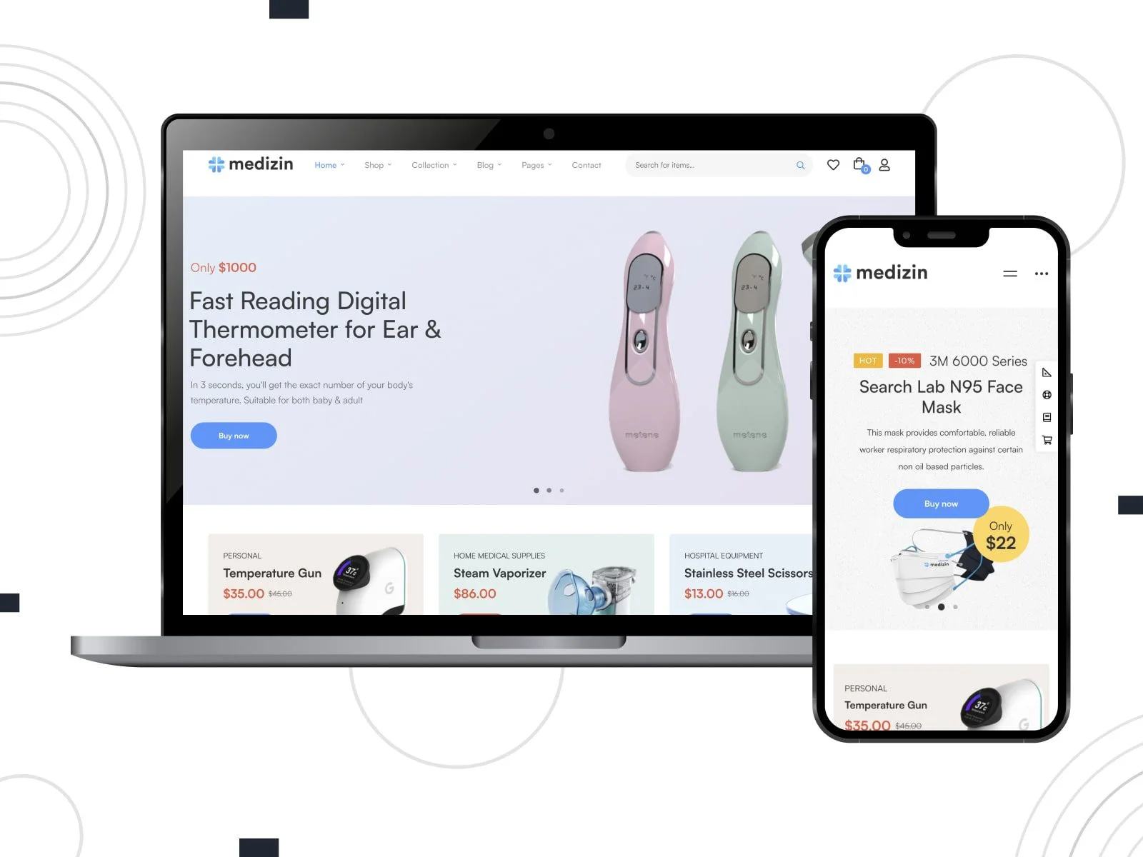 32 款优秀的 elementor woocommerce 主题 10 medizin-pharmacy-shop-woocommerce-theme