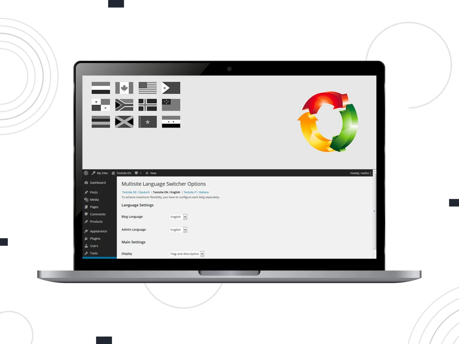 multisite language switcher - wordpress 的语言切换器插件