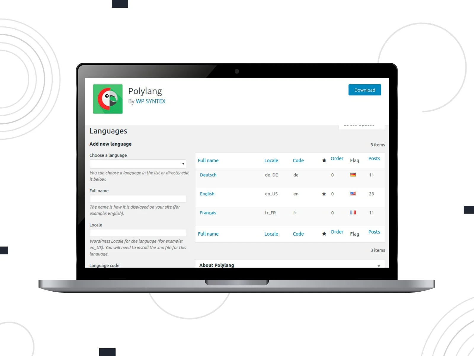 polylang（免费）--wordpress 的最佳多语言插件