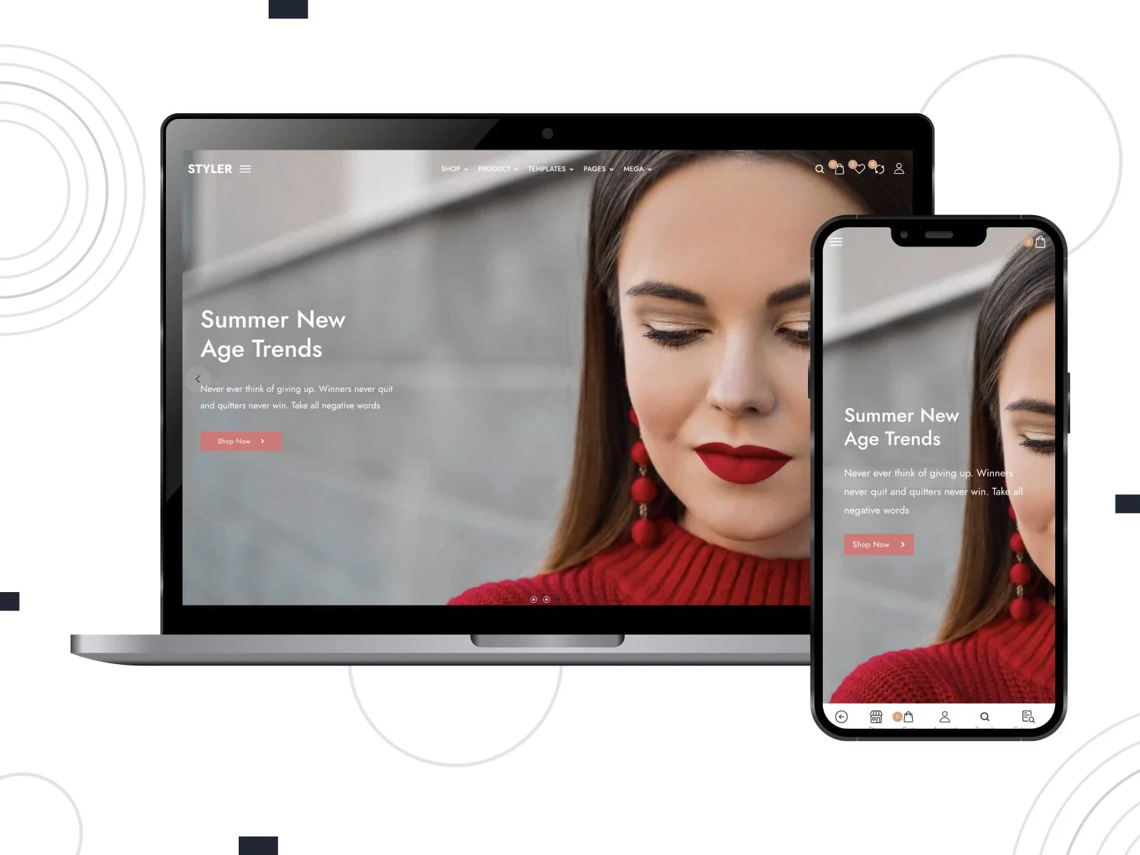 32 款优秀的 elementor woocommerce 主题 15 styler-theme-for-woocommerce-shops