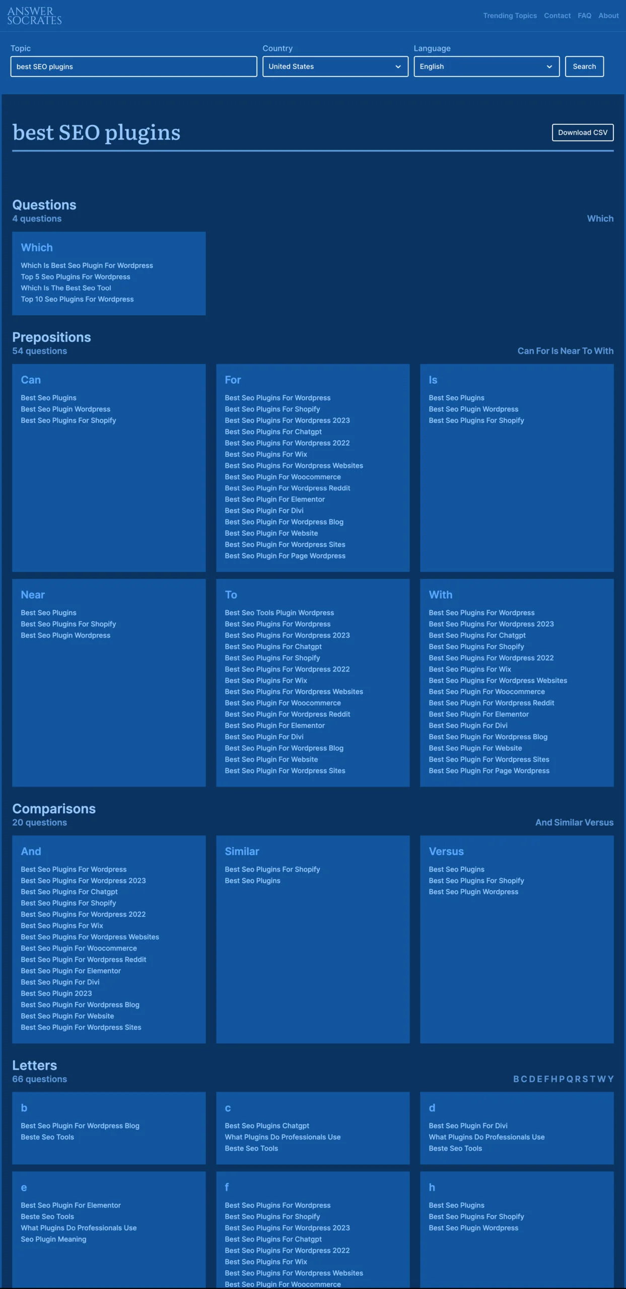 7 款最佳免费关键词研究工具 9 answer socrates