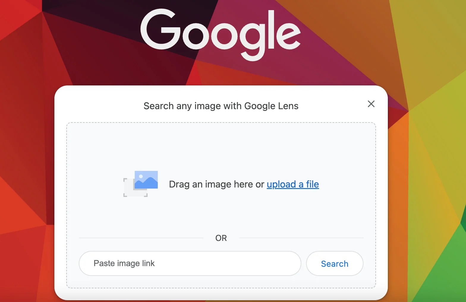 谷歌图片搜索以图搜图