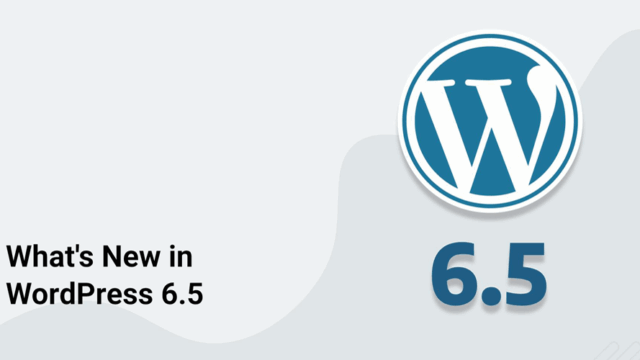 WordPress 6.5.5 维护版本更新