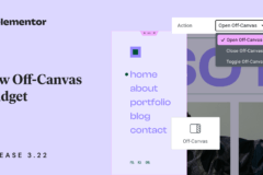 New Off-Canvas Widget & Element Caching in Elementor 3.22