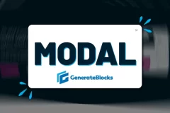 How to add modals in wordpress with generateblocks