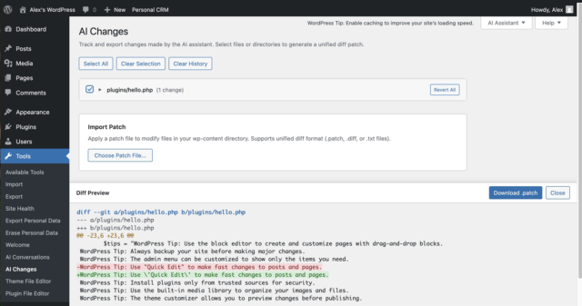 浏览器即工作站:深入解析 my.wordpress.net 的本地运行模式与功能扩展 5 ai 工作区和知识库