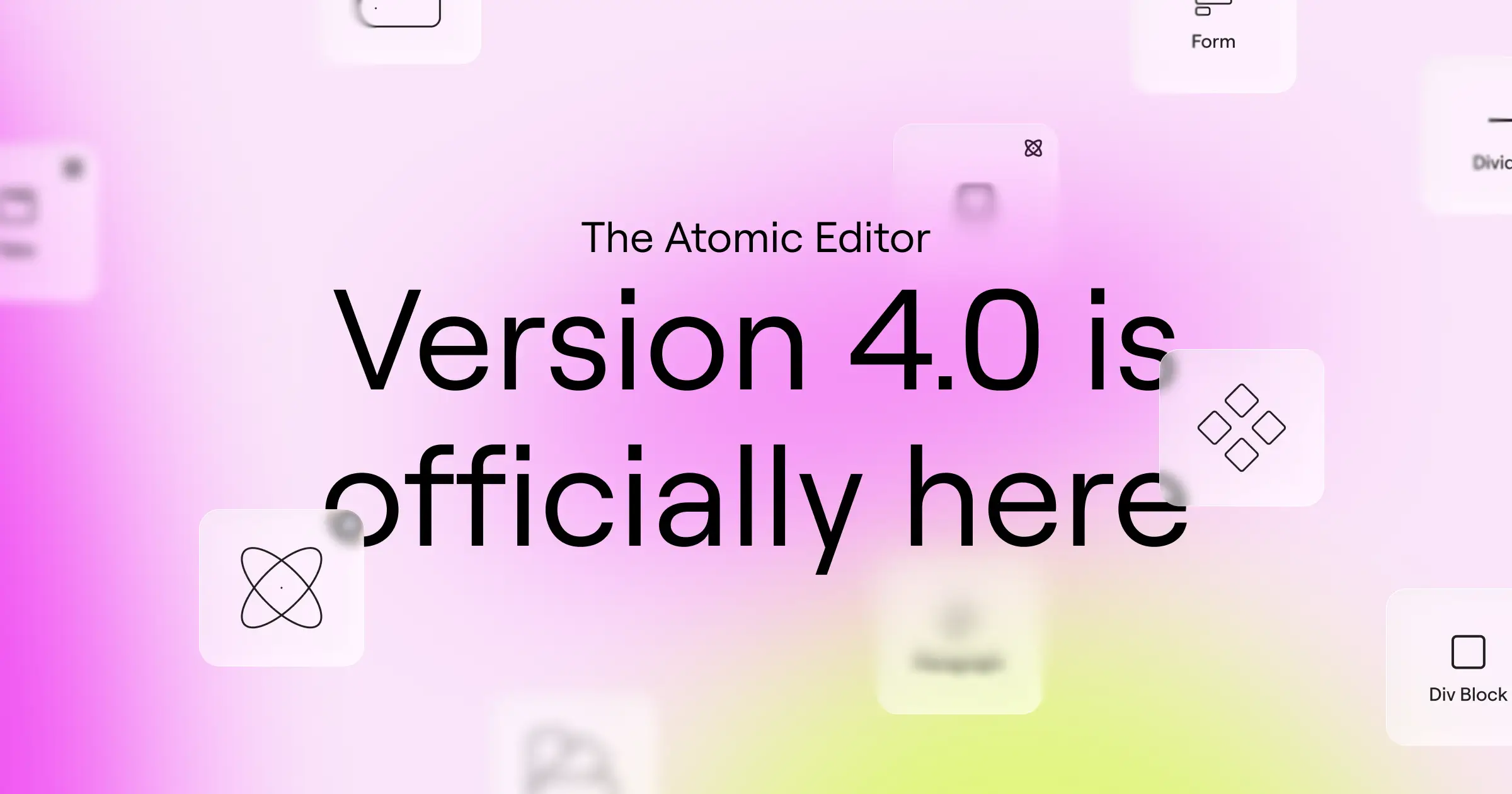 wordpress建站帮(wpjzb)首页 2 elementor 4.0 版本正式发布:用于构建可扩展网站的全新 atomic 基础